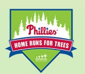 Philadelphia Phillies Home Run for Trees logo